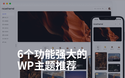 6个功能强大的WordPress付费资源下载/自媒体博客/圈子/Ai/商城/图库wp主题推荐