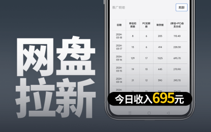 一天赚几百的网盘CPS分销拉新项目具体怎么做?分享几个推广方法