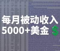 一个极简的表格网站每月赚5000+美金，人人可做的极简副业